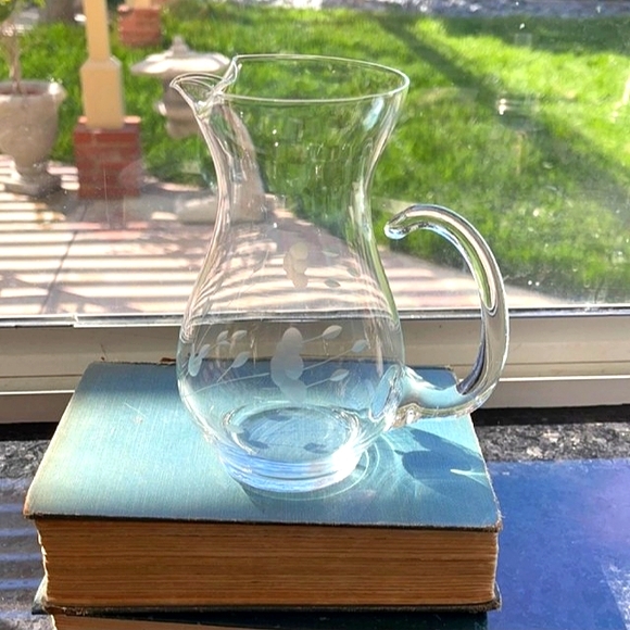 👉🆕️*VINTAGE* PRINCESS HOUSE HERITAGE 20 OUNCE CRYSTAL PITCHER #402~JUICE - Picture 1 of 5